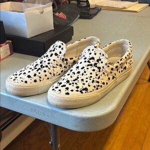 Spotted Slip-On Sneakers